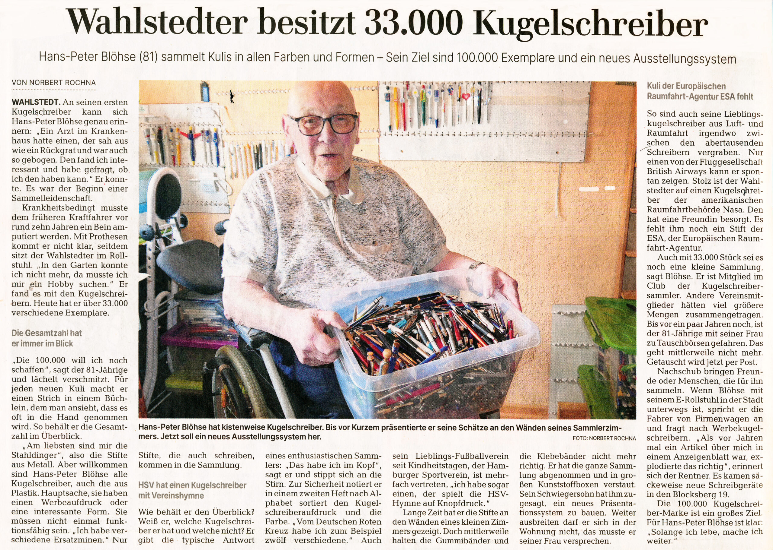 HANS PETER BLÖHSE 08.05.2025 (0)